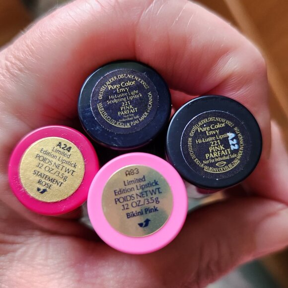 Lot of 4 Estee Lauder Lipsticks. 2 Pure Color Envy and 2 Special Limited Edition - Picture 2 of 6